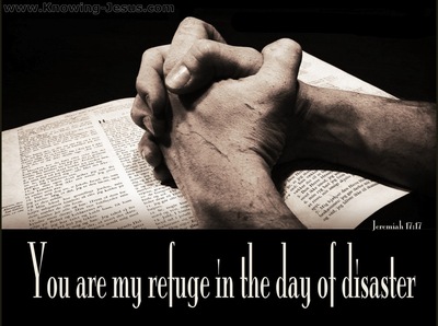 Jeremiah 17:17 You Are My Refuge (black)